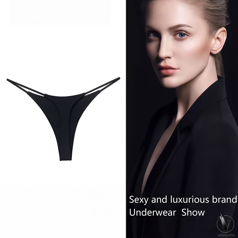 Valvoelite Sexy Seamless Underwear for Women, Thin Pure Desire Style Hot Girl Thong, Low-Waist Women's Triangle T-Pants Valvoelite Sexy Seamless Underwear for Women, Thin Pure Desire Style Hot Girl Thong, Low-Waist Women's Triangle T-Pants