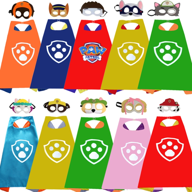 Paw Patrol Cape Children's Cape Cloak Archie Captain Daily Hero Cape Cloak Festival Performance Costume