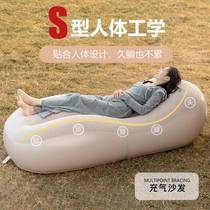 Shanzhike outdoor camping thickened automatic inflatable sofa portable storage mattress sleeping pad