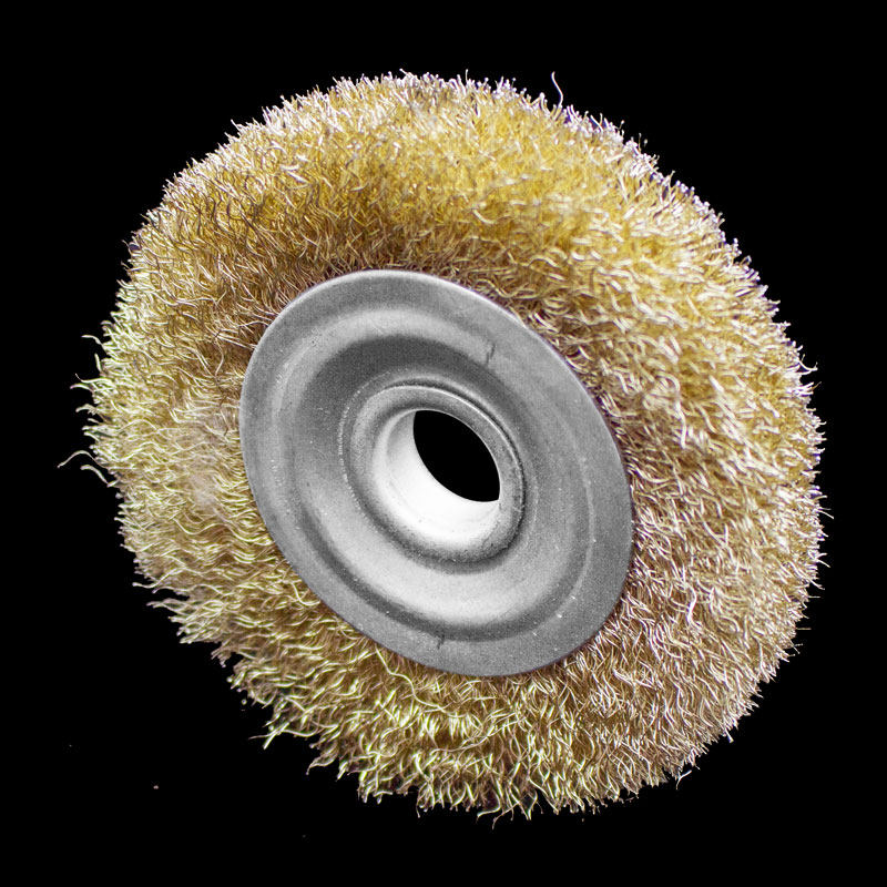 4inch Special Flat Wire Wheel for Household Angle Grinders, Electric Grinder Rust Removal and Polishing Tool, Wire Grinding Head