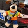 Car Tail Pendant Cartoon Leader Dog Doll Funny Car Trunk Ornament Electric Car Exterior Decoration