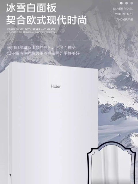 Haier Bcd-285Wghc2Dewv Two-Door Small Refrigerator for Home Use, Frost-Free, First-Class Energy Saving