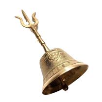 Taoist supplies three-pronged hand bell unpolished copper bell Dao bell