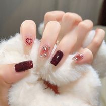 Xumengdie 701-Blush Love Diamond Nail Art Nail Art Ins Style Pure Desire Clean White Shining Diamond Nail Sticker