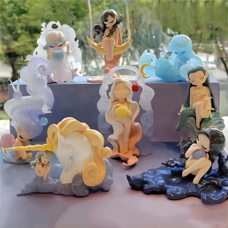 Sleep Fantasy Elf Series Uses Dreams as a Setting, Blind Box Trendy Toys, Cute Figurines, Birthday Gifts for Girls, and Decorative Items