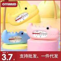 New baby cartoon cute meter baby crocodile shape bath thermometer to measure water temperature special for childrens bath