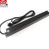 Mingjue aluminum alloy 6-bit PDU German-style German standard cabinet special power socket engineering wiring board row plug direct sales