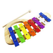 Colorful portable eight-tone aluminum piano percussion instrument 8-tone portable aluminum piano eight-note percussion instrument