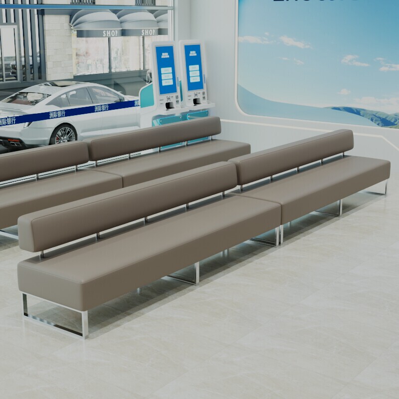 Bank Waiting Area Sofa, Hair Salon Rest Area, Waiting Area Booth, 60cm Wide Extended Straight-Row Reception Area Bank Waiting Area Sofa, Hair Salon Rest Area, Waiting Area Booth, 60cm Wide Extended Straight-Row Reception Area