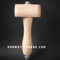 Department of Art Wooden Hammer Installation Wooden Hammer Leather Carving Printing Hammer Wooden Handle Chopping Hammer DIY Hand Carving Hammer