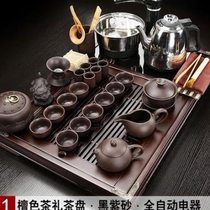 Integrated Tea Tray Tea Tray Solid Wood Kung Fu Tea Set Household Small Tea Table Fully Automatic Integrated Tray Arrangement