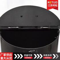 Test gun barrel black riot-proof test gun barrel flip-top metal collector detector for station security inspection