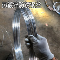 Hot-dip galvanized steel wire rust-proof and corrosion-resistant No. 8 No. 10 No. 12 No. 14 No. 16 greenhouse fruit tree single steel wire cable