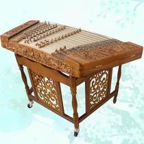 Hengle old rosewood relief double dragon 402 yangqin instrument professional performance examination hedgehog red sandalwood dulcimer Yangqin Yang