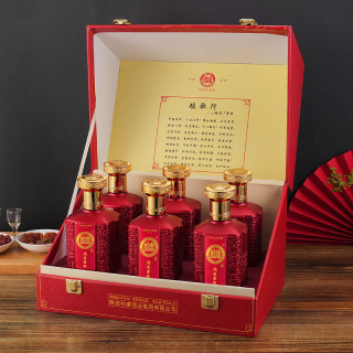 Baishui Dukang Baijiu 500ml*6 bottles gift box 52 degrees strong aroma type F