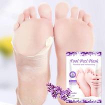 2 p?s remover calos máscara de pé lavanda hidratante membr