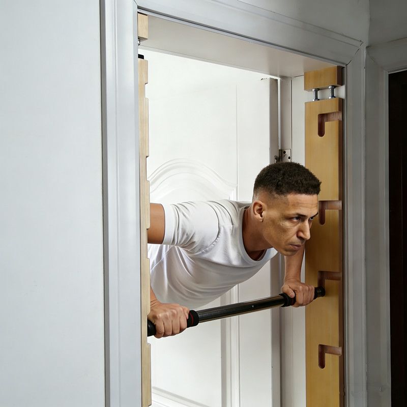 Home Door Frame Pull-Up Bar for Adults, Children, and Teenagers, Fitness Equipment, No-Drill Fitness Rack