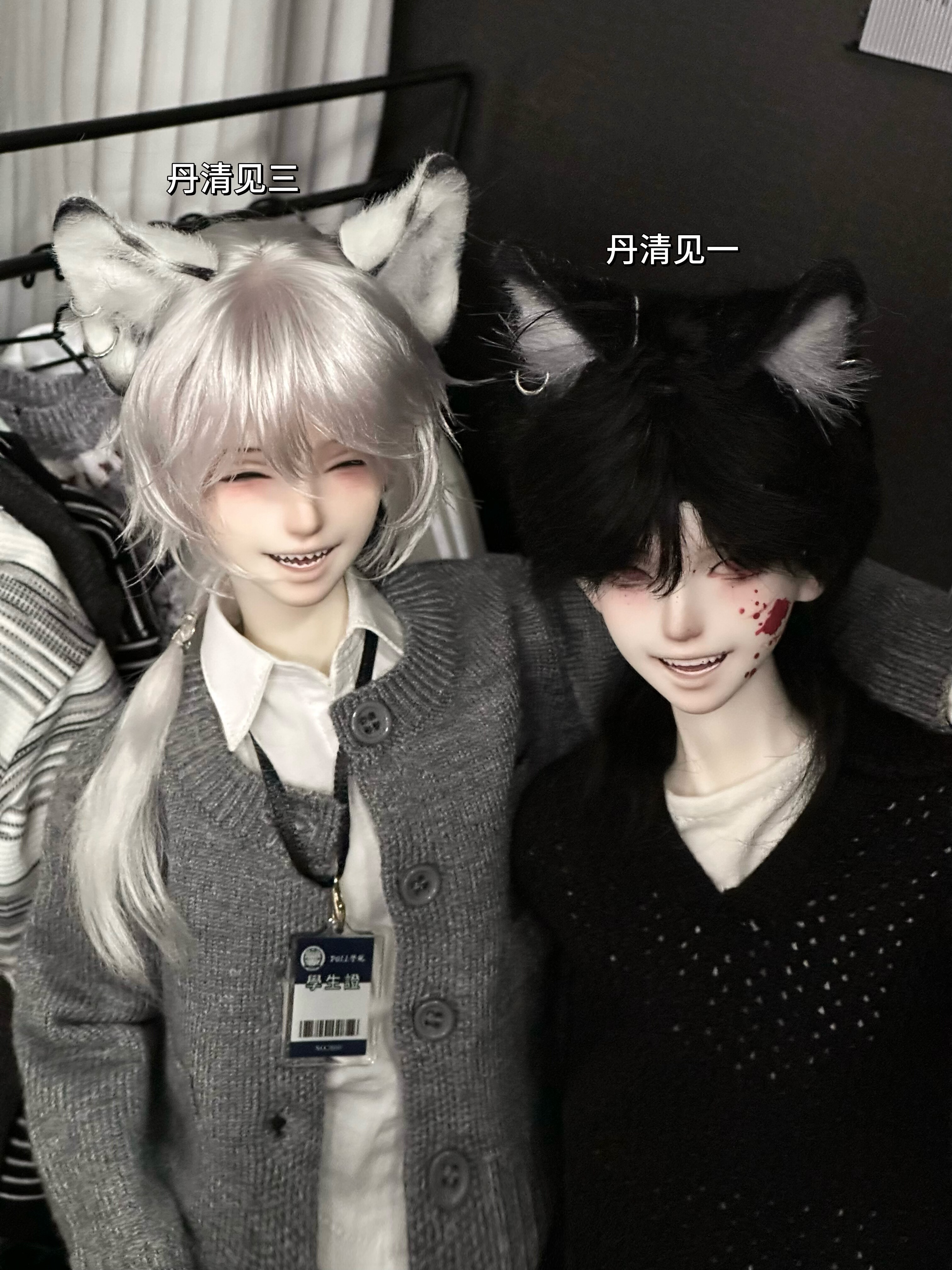 «Дан Цинцзянь» Натьь Бэй Гу домашняя кукла BJD4 разделённая старшая год с улыбкой и ртом соответствие, смола, депозит
