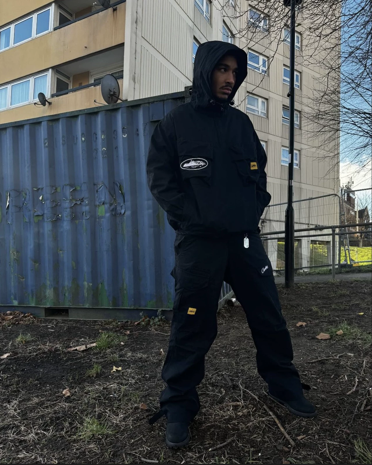 Corteiz рабочий костюм такой же как европейские и американские звезды UKDRIPDRILL прямая свободная функциональная повседневная улица