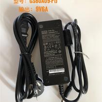 GST60A09-P1J Taiwan Mingwei 54W9V Power Adapter 6A Three-plug Energy Saving Upgrade stand-GS