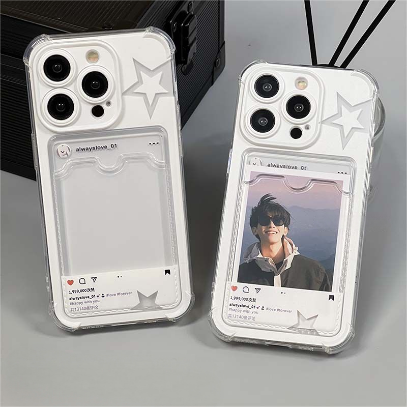 Star Photo Frame Suitable for Samsung S25 Ultra Phone Case Card Holder S24 S23 Fe/S22+ Photo Holder A15 A16 A55 A56 Premium A25 A26 Unisex A36 A54 Simple Note20/S10 Star Photo Frame Suitable for Samsung S25 Ultra Phone Case Card Holder S24 S23 Fe/S22+ Photo Holder A15 A16 A55 A56 Premium A25 A26 Unisex A36 A54 Simple Note20/S10