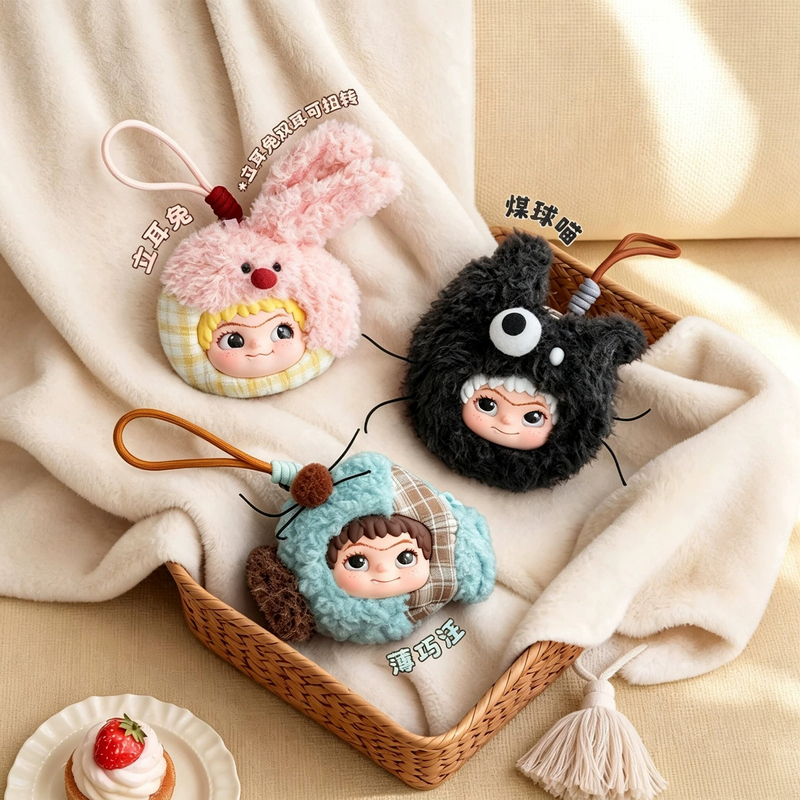 Wakuku Wakuku Strange Friends Series Plush Blind Box Trendy Toy Peripheral Earphone Case Pendant Gift Wakuku Wakuku Strange Friends Series Plush Blind Box Trendy Toy Peripheral Earphone Case Pendant Gift