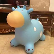 Childrens inflatable jumping horse e-sports war horse baby balance toy thickened explosion-proof music 300 catties high load-bearing