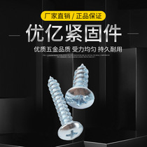 Cross large flat head self-tapping screws Large flat head self-tapping H-type cross recessed flat head self-tapping screws Type C F