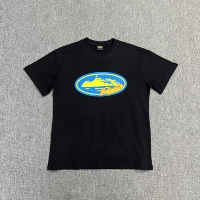 Темно-синий 3153 черный принт небесно-голубой