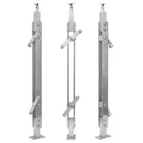 Non-standard custom-made new stainless steel engineering column handrails hanging glass railings shopping mall guardrails villa fence accessories