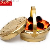 Wedding copper stove prosperous basin hand warmer brides dowry supplies pure copper fire gun copper stove copper stove drying cylinder wedding use