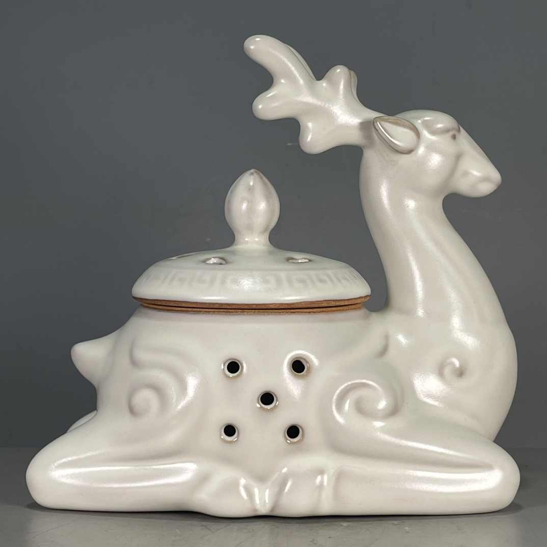 珍品中国蓋物香炉置物