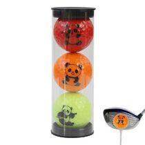 3pcs Funny Golf Balls Golf Conspicuous Driving Range