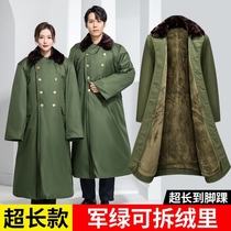 New military coat jacket mens winter thickened long mens and womens green military coat camouflage down jacket Germany