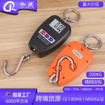 Electronic scale industrial crane scale 200kg high-precision hook scale portable scale spring scale portable fishing scale