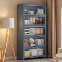 Nordic childrens bookshelf bookcase living room solid wood storage cabinet simple home kitchen storage cabinet display cabinet storage