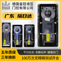 Glass door floor spring 220B aluminum alloy wooden door frameless glass weighted 818 floor spring accessories universal