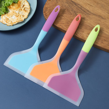 Silicone Spatula for Pancakes, High Temperature Resistant, Non-Stick, Special Spatula That Does Not Damage the Pan, Baking Scraper, Kitchen Household Cooking Spatula