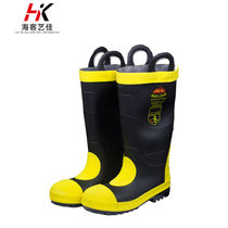 Fire Fighting Boots 02 Style Firefighting Combat Boots Anti-Puncture Fire Fighting Protective Boots 97 Style Fire Fighting Boots Rubber Rain Boots 02 Style Fire Fighting Boots