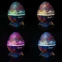 Dinosaur Egg Starry Sky Projection Christmas Starry Sky Water Ripple Laser Bluetooth Music Dream Bedroom Atmosphere Night Light