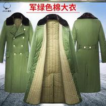 Old-fashioned military cotton coat old-fashioned Northeastern army cotton coat mens thickened large cotton-padded jacket multi-functional cold-proof clothing cold storage security