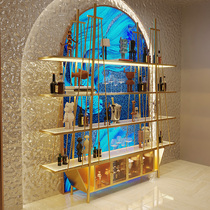 Wine rack floor-standing storage rack sailboat red wine rack commercial display rack minimalist wine cabinet partition storage rack honor rack