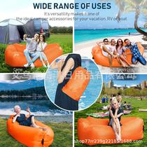 Inflatable lounge chair air sofa hammock portable waterproof and leak-proof design travel camping picnic air bed mattress