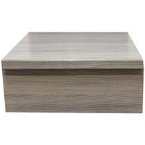 Cream style multi-layer solid wood composite stair treads customized loft duplex villa cement steel frame base direct bonding