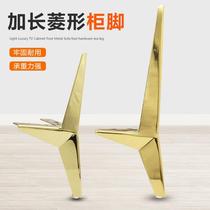Light and luxurious metal sofas feet TV cabinet feet support legs furniture cabinet footed tea table legs Bed Head Cabinet Feet Hardware Foot Accessories