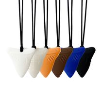 Baby Silicone Shark chew pendant Childrens Teether Necklace