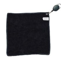 1pc black golf towel for golfer cotton Golf Wet and Dry Amph