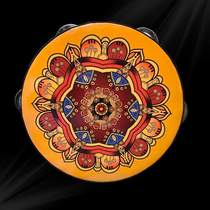 Xinjiang Uighur tambourine flying tambourine childrens dance dance instrument linggu Orff grade examination props