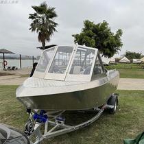 Electric kart boat all-aluminum alloy small motor speed boat water competition double surfing boat rescue speed boat