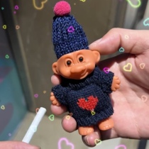 Giant Magic Doll Lighter Set Windproof Knit Wool Thread Cute Cartoon Protective Sleeve Personality Creative Send to a man and woman